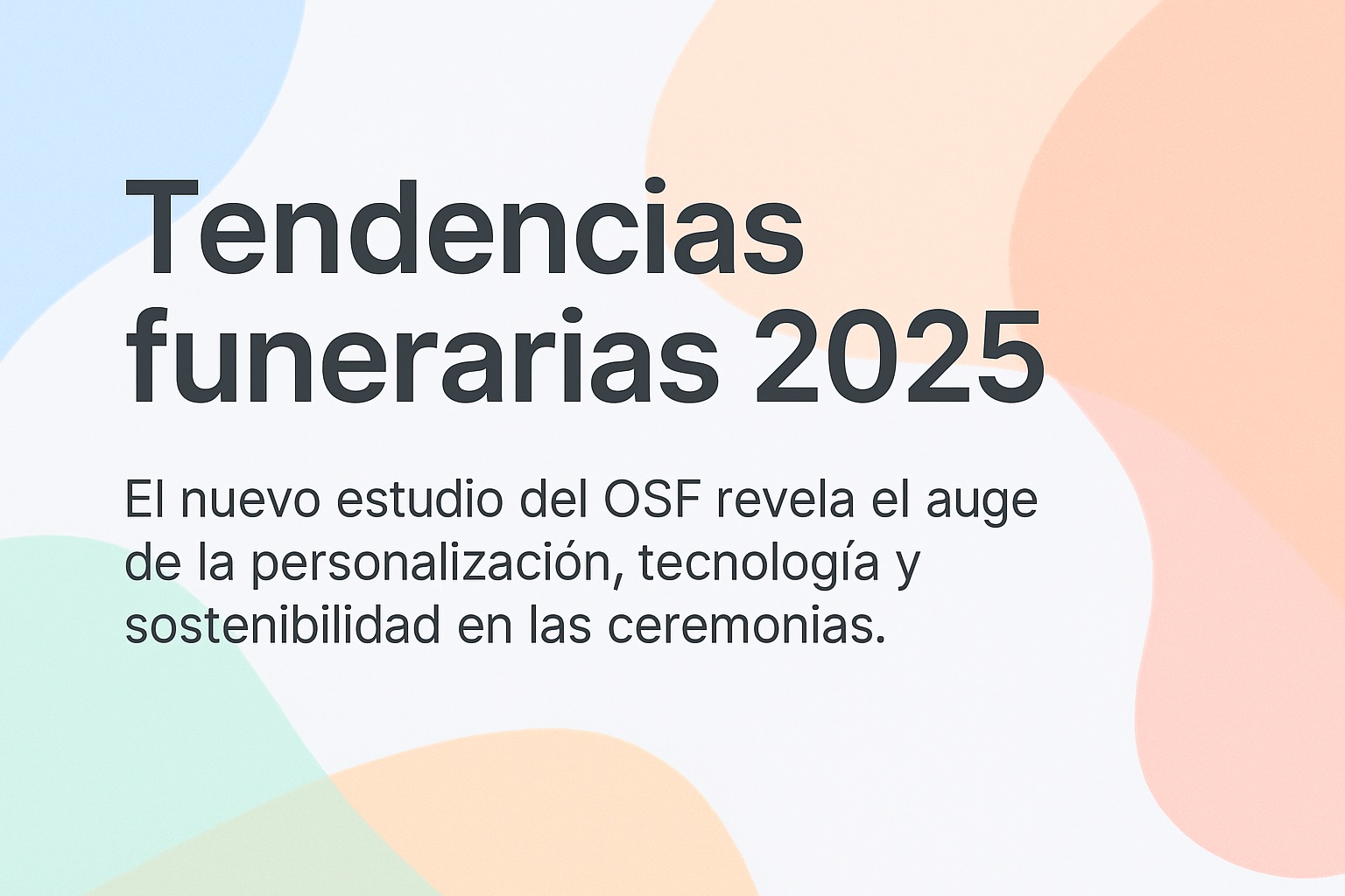 Tendencias funerarias 2025
