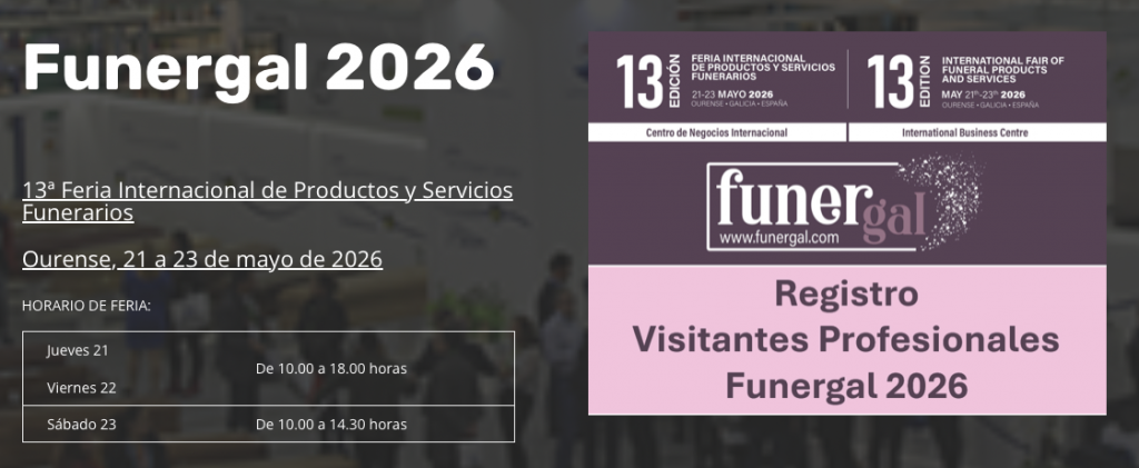 Funergal 2026 feria funeraria en Ourense Expourense