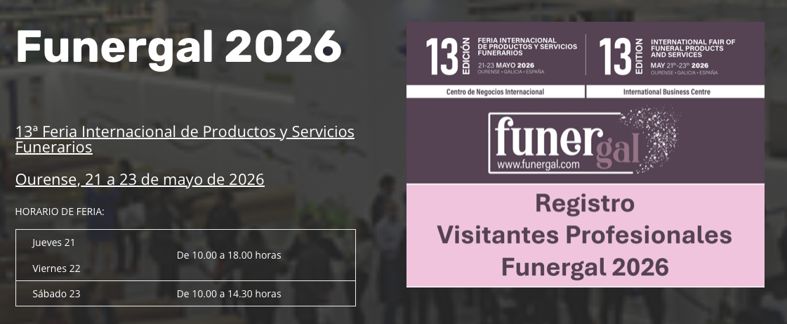 Funergal 2026 feria funeraria en Ourense Expourense